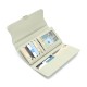 Lianbu new leather goods wallet, long, PU, ​​printed, tri-fold, multi-card slot, multi-functional, large-capacity clutch.