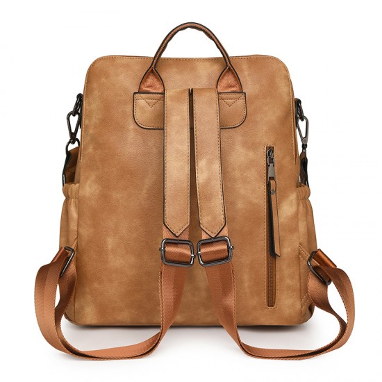 New retro bags, large-capacity, multifunctional women's backpacks, PU bags, wholesale women's bag sets New retro bags, large-capacity, multifunctional women's backpacks, PU bags, wholesale women's bag sets