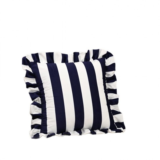 Cross-border ins Korean striped Dutch velvet ruffled skirt pillow, home fabric American sofa decorative pillow cover Cross-border ins Korean striped Dutch velvet ruffled skirt pillow, home fabric American sofa decorative pillow cover