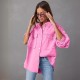 Cross-border foreign trade casual long-sleeved denim jacket, 2025 autumn new washed solid color midi jacket Cross-border foreign trade casual long-sleeved denim jacket, 2025 autumn new washed solid color midi jacket