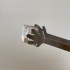 INS style cute stainless steel palm-shaped ice cube tongs, fruit sugar tongs, fun snack tongs, kitchen supplies.