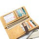 Factory Direct 2023 Cross-Border Hot-selling long women's wallet, vintage frosted zipper clutch, large capacity wallet.