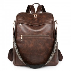 2025 New Korean-Style Lightweight Men's and Women's Design Backpacks, Casual and Stylish Large-Capacity PU Backpacks