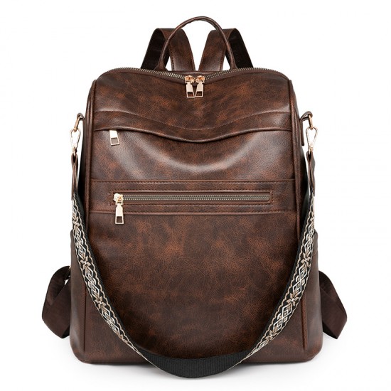 2025 New Korean-Style Lightweight Men's and Women's Design Backpacks, Casual and Stylish Large-Capacity PU Backpacks