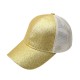 European and American cross-border mesh ponytail baseball caps. Wholesale travel logo-printed work sun hats