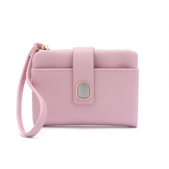 New cross-border short women's wallet, buckle, multifunctional, wristband, student coin purse, wholesale