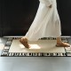 Cross-border, simple, thickened, absorbent bathroom mats, flocked, non-slip, for household use, for entrance hallways.