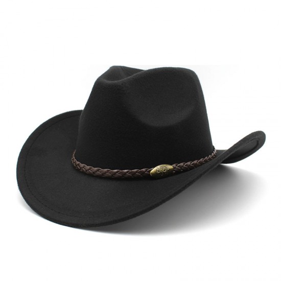 New American Western cowboy hat, men's riding hat, outdoor travel equestrian hat, curved brim woolen hat. New American Western cowboy hat, men's riding hat, outdoor travel equestrian hat, curved brim woolen hat.