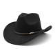 New American Western cowboy hat, men's riding hat, outdoor travel equestrian hat, curved brim woolen hat. New American Western cowboy hat, men's riding hat, outdoor travel equestrian hat, curved brim woolen hat.