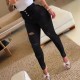 2025 Spring/Autumn New High-Waisted Slimming Denim Pants for Women Amazon Hot-Selling Ripped Skinny Pants Highly Stretch and Slimming