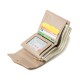 Lianbu 2023 New Women's Short Wallet, Cross-Border Japanese and Korean Fresh Flower Buckle, Simple Tri-Fold Bag, Wholesale