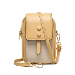Pretty/Prettyzys new vertical phone bag, zipper closure, large-capacity mini PU bag