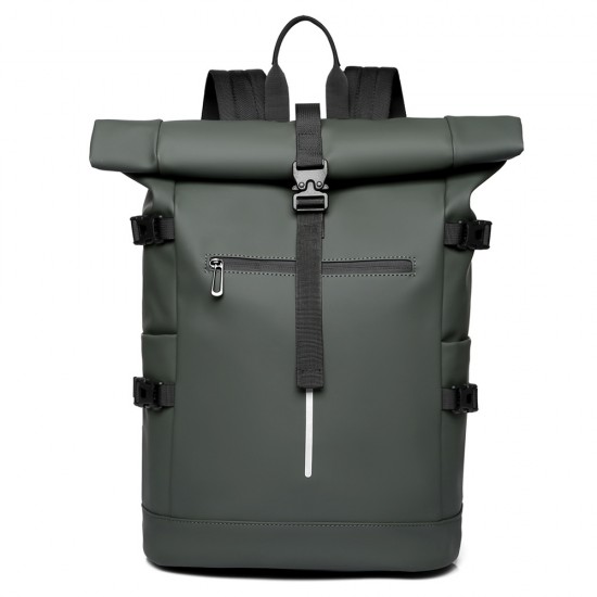 2025 new trendy roll-up bag, men's commuter shoulder bag, trendy single-shoulder commuter large capacity backpack