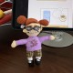 Creative cartoon hand-painted KT cat, high-borosilicate glass, cute pointy hat, kitten water and juice cup, heat-resistant