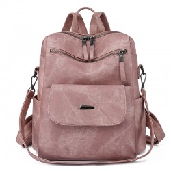 Cross-border Korean-style large-capacity women's backpack, PU women's backpack