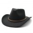 European and American autumn/winter new retro black woolen jazz hat, fashionable and stylish felt jazz hat for men and women.