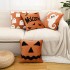 Cross-border Halloween ghost embroidered pillows, home holiday decoration sofa cushions, living room plush creative cushions