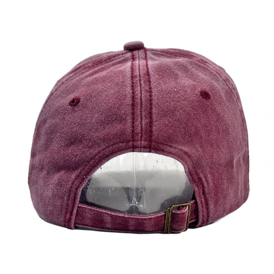 Letter Embroidered Colorblock Soft Top, Cross-Border Amazon Washable Coated Baseball Cap, Large Head Circumference Outdoor Baseball Cap
