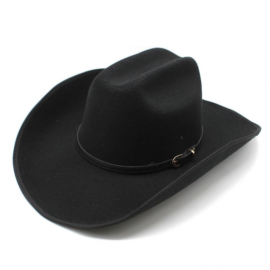 2022 autumn and winter fine woolen wide-brim Tibetan hat, casual cowboy hat for women, Tibetan men's outdoor shaped felt hat