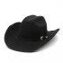 New top hat, European and American punk-style wide-brimmed hat, riding hat for men and women, western cowboy bag 9.5cm brim hat with a rolled brim