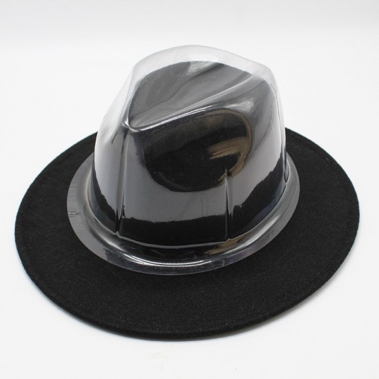 PVC plastic hat holders, round top flat hats.