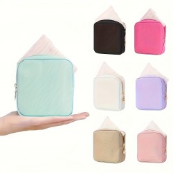 Sanitary napkin storage bag, portable menstrual pad storage bag, large capacity sanitary napkin and menstrual pad bag