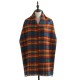 Fashionable plaid scarf for women, 2025 new autumn and winter Korean style sweet imitation cashmere scarf, wholesale, thickened and warm shawl