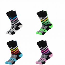 Men's cotton socks, summer black and white sports socks, sweat-wicking heel protection, deodorizing basketball socks