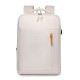 Large-capacity student backpacks, women's backpacks, solid-color, simple men's travel backpacks, short-distance business trip carry-on luggage