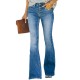 2025 Factory Direct Cross-Border European and American High-Waisted Jeans, Flared Pants, Xintang Jeans for Women