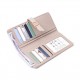 Lianbu New Women's Wallet, Long PU Leather Bi-Fold Wallet, Luxury European and American Multifunctional Clutch
