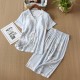 Women's autumn and winter flannel pajamas, thickened, warm, heart-shaped coral fleece, tapered, loose loungewear