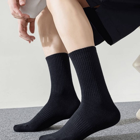 Cross-border pure white socks, ankle socks, mid-calf socks, wholesale summer thin, breathable, deodorant, sweat-wicking mesh
