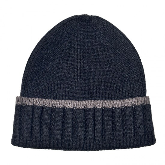 Cross-border autumn and winter solid-color cuffed warm knitted hat for men and women, European and American fashionable and versatile beanie hat Wholesale Cross-border autumn and winter solid-color cuffed warm knitted hat for men and women, European and American fashionable and versatile beanie hat Wholesale