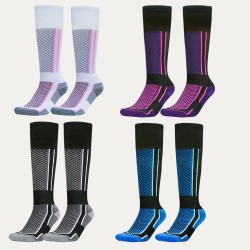 Men's and women's long-tube outdoor towel-soled hiking snow socks, winter professional ski socks, thickened and warm, snowboarding.
