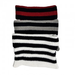 Cross-border new autumn and winter cat-ear knitted hat, Korean-style Instagram-style, cute and versatile striped cow-ear wool hat