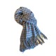 A cross-border red plaid scarf for autumn and winter, thickened and warm for couples, Korean-style New Year retro shawls for wholesale.