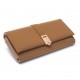 PRETTYZYS New Long Wallet for Women, Japanese and Korean Style Frosted Buckle and Folding Long Clutch and Card Holder