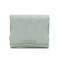 2025 new women's short wallet, Japanese and Korean style, small, fresh, folding, zippered, multifunctional student coin purse, in stock.