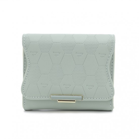 2025 new women's short wallet, Japanese and Korean style, small, fresh, folding, zippered, multifunctional student coin purse, in stock.