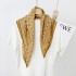Ethnic retro plaid print square Cross-border fashionable women's scarves, designer scarves for clothing, wholesale 70 square scarves.