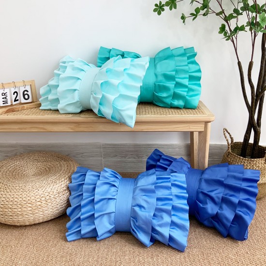 Cross-border INs Nordic living room sofa pillowcases, bow print bay window pillows, bedside cushions Cross-border INs Nordic living room sofa pillowcases, bow print bay window pillows, bedside cushions