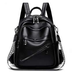 New cross-border women's backpacks, trendy genuine leather women's bags, versatile summer bags for students and moms, fashionable Korean-style soft leather travel backpacks
