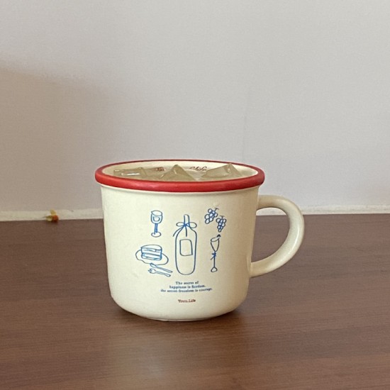 Niche Korean Instagram Funny and Cute Linear Cat Glass Bowl High-temperature-resistant cartoon borosilicate fruit bowl and yogurt bowl