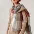 Plaid faux cashmere scarf for women, autumn and winter Wholesale British-style plaid tassel shawls for winter scarves