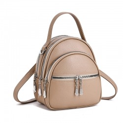 New macaron fashionable multi-layered backpack, high-value large-capacity handbag, cross-border simple lightweight backpack