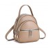 New macaron fashionable multi-layered backpack, high-value large-capacity handbag, cross-border simple lightweight backpack