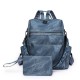 2025 Spring cross-border women's backpack, lightweight women's retro backpack, large-capacity, casual travel dual-use shoulder bag.