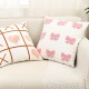 Cross-border ins Nordic embroidered bow and flower sofa pillows, tufted girly heart cushions for home decor Cross-border ins Nordic embroidered bow and flower sofa pillows, tufted girly heart cushions for home decor
