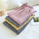 New spring and summer men's pajamas, plus-size, loose, casual, cotton, double-layered yarn-dyed herringbone loungewear pants New spring and summer men's pajamas, plus-size, loose, casual, cotton, double-layered yarn-dyed herringbone loungewear pants